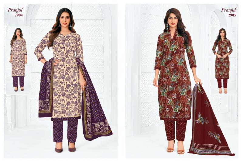 Pranjul priyanka vol 29 cotton dress material wholesalers mumbai